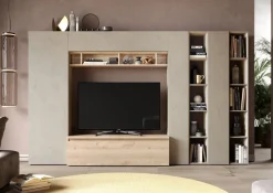 Bissolo Casa Pareti E Soggiorni Componibili<Soggiorno Completo in Offerta: Mobile Soggiorno Argilla e Cadiz