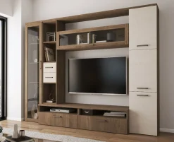 Bissolo Casa Pareti E Soggiorni Componibili<SOGGIORNO MOD. HERCULES NOCE EASTWOOD E SPATOLATO: vendita online SOGGIORNO MOD. HERCULES NOCE EASTWOOD E SPATOLATO in offerta