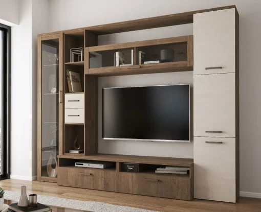 Bissolo Casa Pareti E Soggiorni Componibili<SOGGIORNO MOD. HERCULES NOCE EASTWOOD E SPATOLATO: vendita online SOGGIORNO MOD. HERCULES NOCE EASTWOOD E SPATOLATO in offerta
