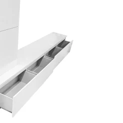 Bissolo Casa Pareti E Soggiorni Componibili<SOGGIORNO MOD. INFINITY 2.0 BIANCO LUCIDO E CADIZ in vendita online