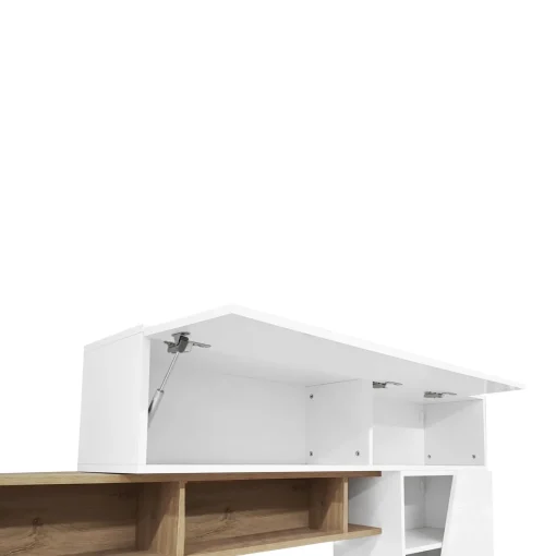 Bissolo Casa Pareti E Soggiorni Componibili<SOGGIORNO MOD. INFINITY 2.0 BIANCO LUCIDO E CADIZ in vendita online