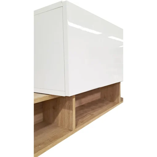 Bissolo Casa Pareti E Soggiorni Componibili<SOGGIORNO MOD. INFINITY 2.0 BIANCO LUCIDO E CADIZ in vendita online