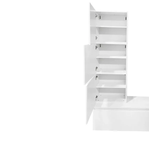 Bissolo Casa Pareti E Soggiorni Componibili<SOGGIORNO MOD. INFINITY 2.0 BIANCO LUCIDO E CADIZ in vendita online