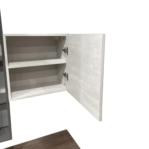 Bissolo Casa Pareti E Soggiorni Componibili<SOGGIORNO MOD. MINERVA NOCE EASTWOOD/SPATOLATO E GRAFITE : vendita online SOGGIORNO MOD. MINERVA NOCE EASTWOOD/SPATOLATO E GRAFITE in offerta