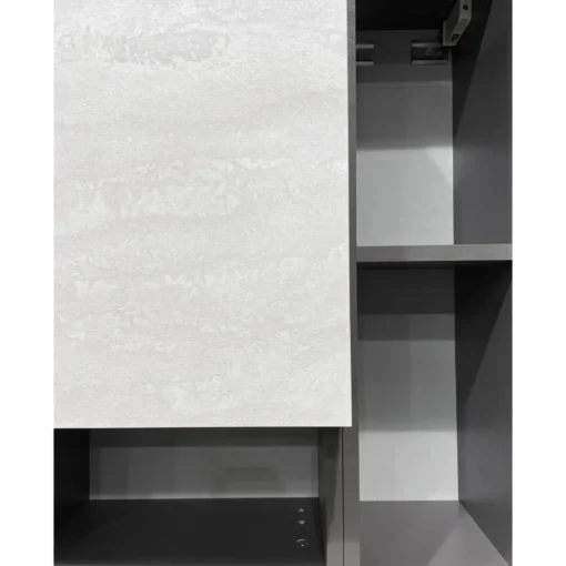 Bissolo Casa Pareti E Soggiorni Componibili<SOGGIORNO MOD. MINERVA NOCE EASTWOOD/SPATOLATO E GRAFITE : vendita online SOGGIORNO MOD. MINERVA NOCE EASTWOOD/SPATOLATO E GRAFITE in offerta