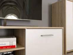 Bissolo Casa Pareti E Soggiorni Componibili<SOGGIORNO MOD. PACO ROVERE SONOMA E BIANCO OPACO: vendita online SOGGIORNO MOD. PACO ROVERE SONOMA E BIANCO OPACO in offerta