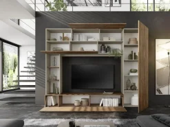 Bissolo Casa Pareti E Soggiorni Componibili<SOGGIORNO MOD. PRATIKO CASHMERE E MERCURE in vendita online