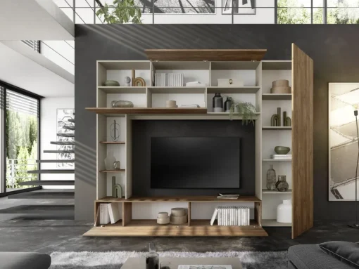 Bissolo Casa Pareti E Soggiorni Componibili<SOGGIORNO MOD. PRATIKO CASHMERE E MERCURE in vendita online