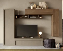 Bissolo Casa Pareti E Soggiorni Componibili<Soggiorno Modello Infinity colore Argilla/Bronzo/Mercure : Soggiorno in Offerta
