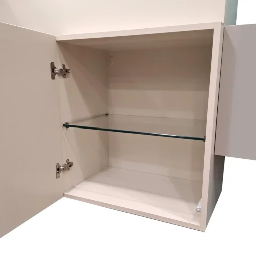 Bissolo Casa Pareti E Soggiorni Componibili<SOGGIORNO MOD.GIORNO PER GIORNO ROVERE NODATO/CRETA/FANGO in vendita online