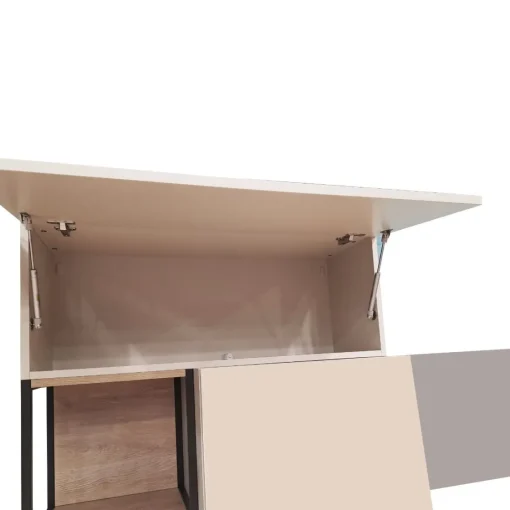 Bissolo Casa Pareti E Soggiorni Componibili<SOGGIORNO MOD.GIORNO PER GIORNO ROVERE NODATO/CRETA/FANGO in vendita online