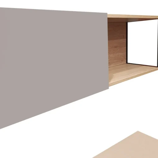 Bissolo Casa Pareti E Soggiorni Componibili<SOGGIORNO MOD.GIORNO PER GIORNO ROVERE NODATO/CRETA/FANGO in vendita online