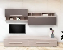 Bissolo Casa Pareti E Soggiorni Componibili<SOGGIORNO OLMO E STONE GREY in vendita online