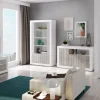 Bissolo Casa Pareti E Soggiorni Componibili<SOGGIORNO REVEN BIANCO E CEMENTO