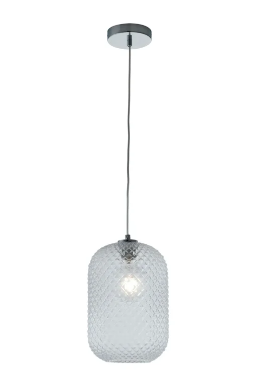 Bissolo Casa Lampadari<SOSPENSIONE ASHFORD TRASP. 1XE27 20X34.5CM : vendita online SOSPENSIONE ASHFORD TRASP. 1XE27 20X34.5CM in offerta