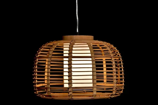 Bissolo Casa Lampadari<SOSPENSIONE IN BAMBU D 40XH 27CM - E27 50W: vendita online SOSPENSIONE IN BAMBU D 40XH 27CM - E27 50W in offerta