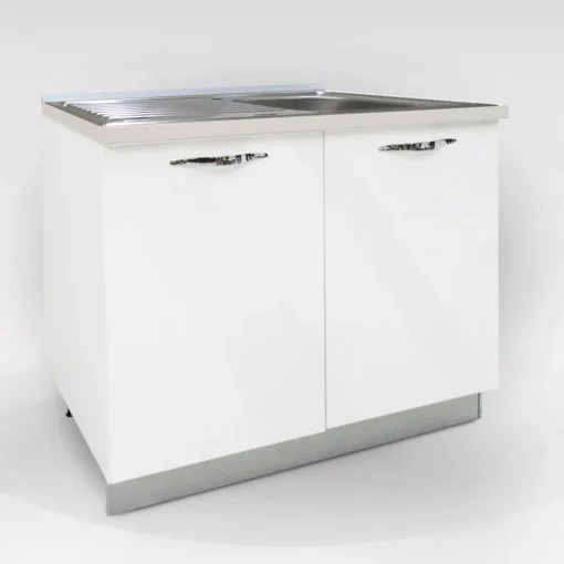 Bissolo Casa Mobili Da Cucina<SOTTOLAVELLO MIRA 90X60 H. 86 BIANCO LUCIDO