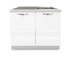 Bissolo Casa Mobili Da Cucina<SOTTOLAVELLO MIRA 90X60 H. 86 BIANCO LUCIDO