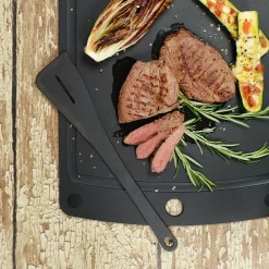 Bissolo Casa Accessori Vari Utensili Da Cucina<SPATOLA FORATA GOURMET NERO 29.8X5.8CM