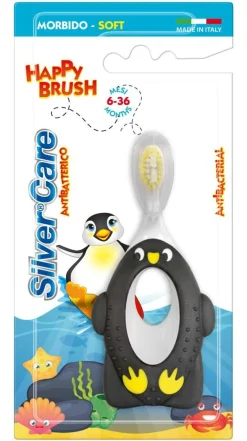 Bissolo Casa Igiene Personale Spazzolini E Ricambi|Igiene Spazzolini E Ricambi<SPAZZOLONO SILVER CARE HAPPY BRUSH BABY: vendita online SPAZZOLONO SILVER CARE HAPPY BRUSH BABY in offerta