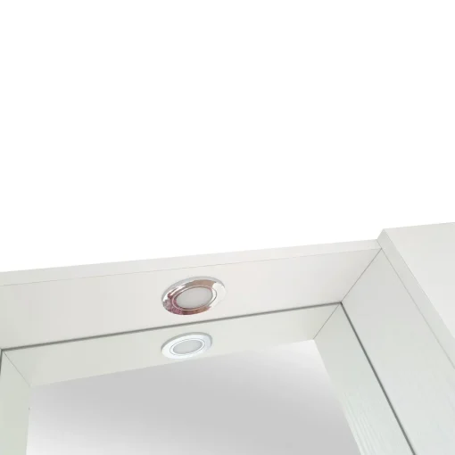Bissolo Casa Specchiere<SPECCHIERA CM 80 BIANCO NORDICO CON FARETTO LED