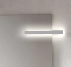 Bissolo Casa Specchiere<SPECCHIERA MOD. FRAME CM 78 SALVIA OPACO CON LUCE LED