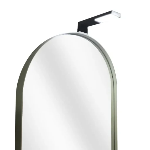 Bissolo Casa Specchiere<SPECCHIERA MOD.ROUND-D AGAVE OPACO CON FARETTO MOD. ZIKO NERO