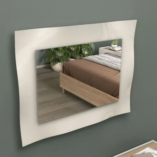 Bissolo Casa Specchiere<SPECCHIERA ONDULATA CM 90X70 BICOLORE: vendita online SPECCHIERA ONDULATA CM 90X70 BICOLORE in offerta