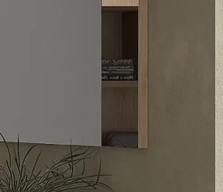 Bissolo Casa Specchiere<SPECCHIERA RETTANGOLARE CM 88X55 BORDO NOCE: vendita online SPECCHIERA RETTANGOLARE CM 88X55 BORDO NOCE in offerta