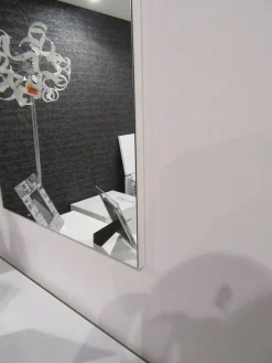 Bissolo Casa Specchiere<SPECCHIERA RETTANGOLARE CM 88X55 BORDO BIANCO FRASSINATO: vendita online SPECCHIERA RETTANGOLARE CM 88X55 BORDO BIANCO FRASSINATO in offerta