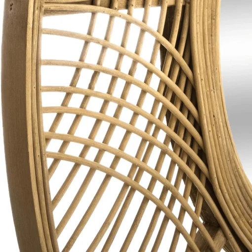 Bissolo Casa Specchiere<SPECCHIO INA MDF E BAMBU' DIAM. CM 90 NATURALE : vendita online SPECCHIO INA MDF E BAMBU' DIAM. CM 90 NATURALE in offerta