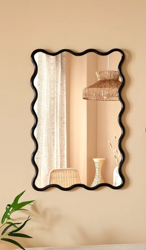 Bissolo Casa Specchiere<SPECCHIO JUDY CM 89X59 NERO : vendita online SPECCHIO JUDY CM 89X59 NERO in offerta