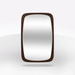 Bissolo Casa Specchiere<SPECCHIO KEIRA CORNICE EFFETTO LEGNO MARRONE 65X43CM: vendita online SPECCHIO KEIRA CORNICE EFFETTO LEGNO MARRONE 65X43CM in offerta