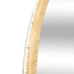 Bissolo Casa Specchiere<SPECCHIO ROTONDO A LED IN BAMBOO DIAM. 57CM: vendita online SPECCHIO ROTONDO A LED IN BAMBOO DIAM. 57CM in offerta
