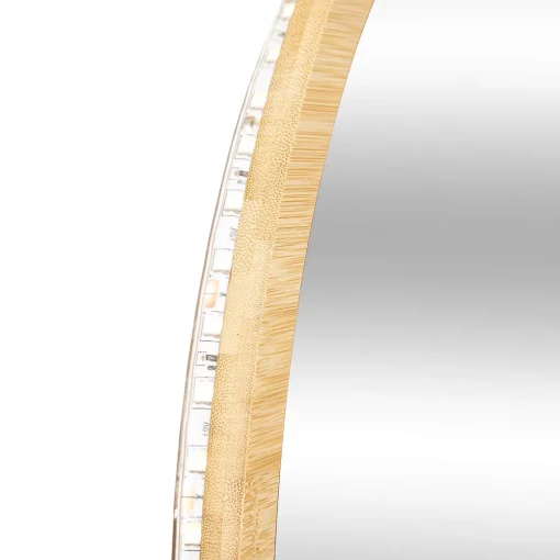 Bissolo Casa Specchiere<SPECCHIO ROTONDO A LED IN BAMBOO DIAM. 57CM: vendita online SPECCHIO ROTONDO A LED IN BAMBOO DIAM. 57CM in offerta