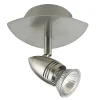 Bissolo Casa Applique<SPOT SUNNY 1 LUCE NIKEL - 1XGU10 5W LED 2700K 400lm: vendita online SPOT SUNNY 1 LUCE NIKEL - 1XGU10 5W LED 2700K 400lm in offerta