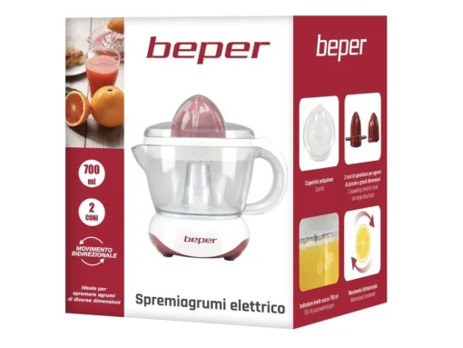 Bissolo Casa Piccoli Preparazione E Cottura Cibi|Preparazione E Cottura Cibi<SPREMIAGRUMI ELETTRICO 700ML 14.5X19.5 H. 20.5CM BIANCO E ROSSO