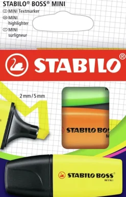 Bissolo Casa Evidenziatori Evidenziatori<STABILO - SET 3 EVIDENZIATORI BOSS MINI : vendita online STABILO - SET 3 EVIDENZIATORI BOSS MINI in offerta