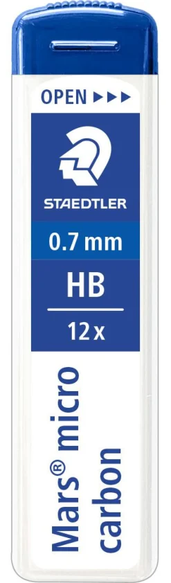 Bissolo Casa Matite E Portamine Mine Di Ricambio<STAEDTLER - MINA SOTTILE MARS MICRO CARBON 0.7MM HB: vendita online STAEDTLER - MINA SOTTILE MARS MICRO CARBON 0.7MM HB in offerta