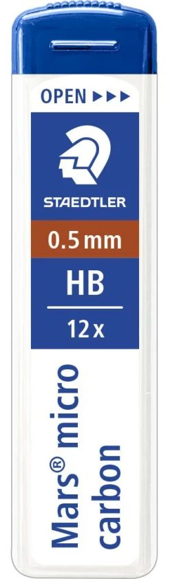 Bissolo Casa Matite E Portamine Mine Di Ricambio<STAEDTLER - MINA SOTTILE MARS MICRO CARBON 0.5MM HB: vendita online STAEDTLER - MINA SOTTILE MARS MICRO CARBON 0.5MM HB in offerta