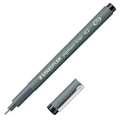 Bissolo Casa Penne Penne Calligrafiche<STAEDTLER - PENNA PIGMENT LINER 0.2MM NERO: vendita online STAEDTLER - PENNA PIGMENT LINER 0.2MM NERO in offerta