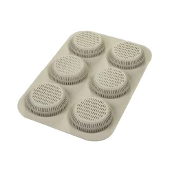 Bissolo Casa Pasticceria Stampi Torte<STAMPO IN SILICONE BURGER BREAD 8X2CM
