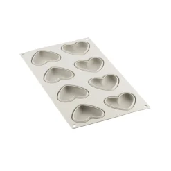 Bissolo Casa Pasticceria Stampi Torte<STAMPO IN SILICONE KIT MINI TARTE PETIT AMOUR CON 8 ANELLI