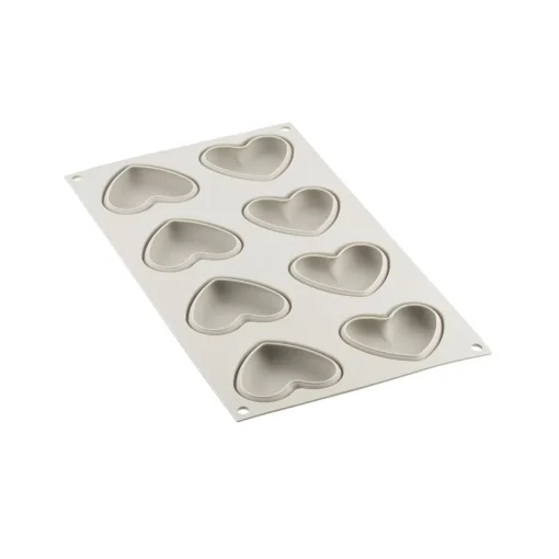 Bissolo Casa Pasticceria Stampi Torte<STAMPO IN SILICONE KIT MINI TARTE PETIT AMOUR CON 8 ANELLI