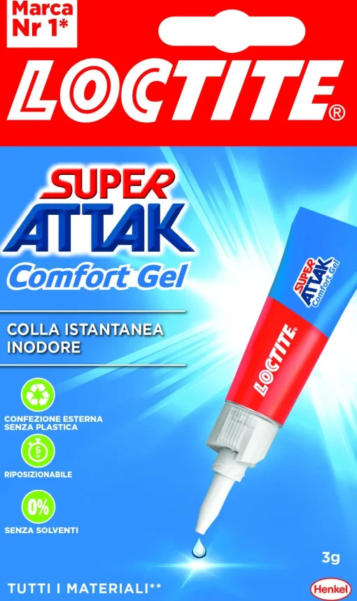 Bissolo Casa Siliconi, Colle E Schiume<SUPER ATTACK COMFORT GEL 3gr: vendita online SUPER ATTACK COMFORT GEL 3gr in offerta