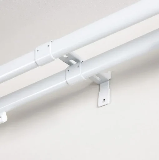 Bissolo Casa Accessori E Pali Tende Binari Per Tende<SUPPORTO CENTRALE DOPPIO PER BINARIO RINFORZATO BIANCO : vendita online SUPPORTO CENTRALE DOPPIO PER BINARIO RINFORZATO BIANCO in offerta