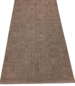 Bissolo Casa Tappeti<TAPPETO MOD. UTOPIA CM 100X200 MARRONE CON DECORO A RILIEVO: vendita online TAPPETO MOD. UTOPIA CM 100X200 MARRONE CON DECORO A RILIEVO in offerta