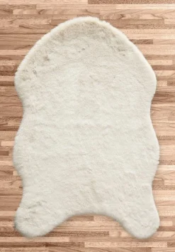 Bissolo Casa Tessile Bagno Tappeti Bagno|Tappeti Bagno<TAPPETO RABBIT 55X80CM ECOPELLICCIA PANNA: vendita online TAPPETO RABBIT 55X80CM ECOPELLICCIA PANNA in offerta