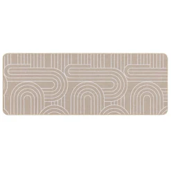Bissolo Casa Tessile Bagno Tappeti Bagno|Tappeti Bagno<TAPPETO RETTANGOLARE 45X120CM TESSUTO STAMPATO MODUL BIANCO: vendita online TAPPETO RETTANGOLARE 45X120CM TESSUTO STAMPATO MODUL BIANCO in offerta