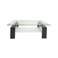 Bissolo Casa Tavolini<TAVOLINO CM 110X60 H. 40 LARICE NERO E VETRO: vendita online TAVOLINO CM 110X60 H. 40 LARICE NERO E VETRO in offerta